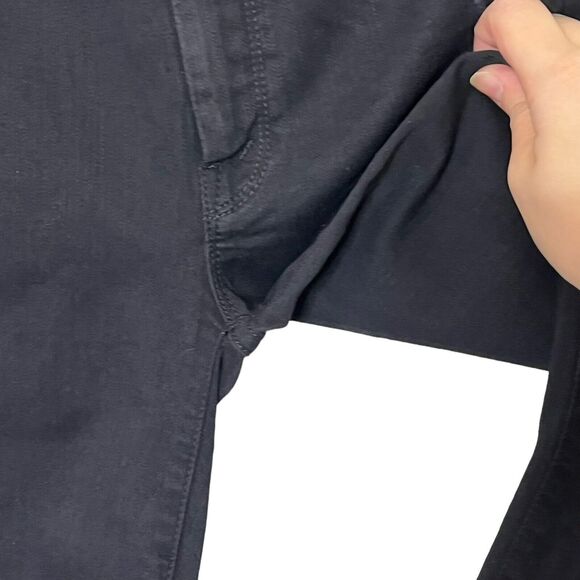 MOTHER The Looker Skinny Jeans Women’s Size 24 Gold Bolt Raw Hem Cropped - Picture 8 of 16